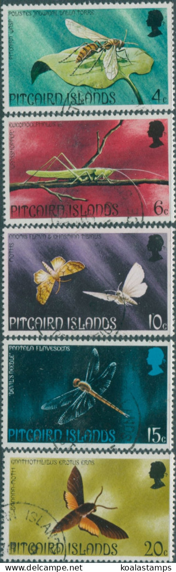Pitcairn Islands 1975 SG162-166 Insects Set FU - Pitcairn