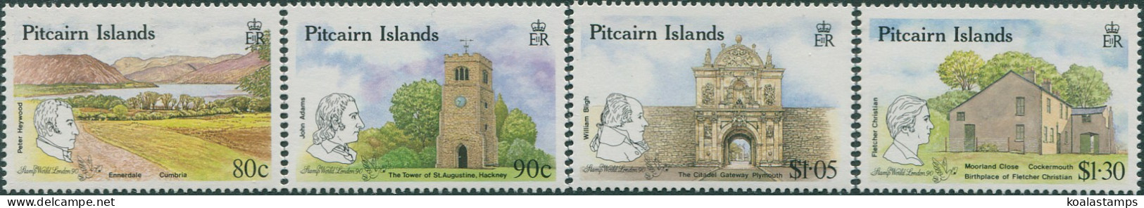 Pitcairn Islands 1990 SG362-365 Links With UK Set MNH - Pitcairn