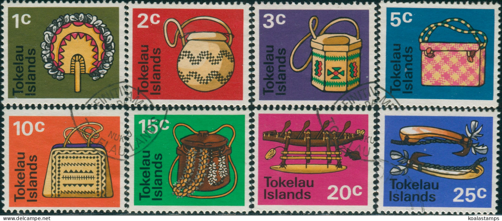 Tokelau 1971 SG25-32 Handicrafts Set FU - Tokelau