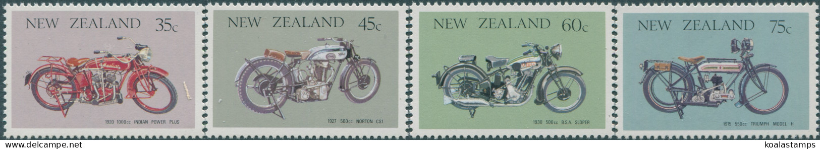 New Zealand 1986 SG1389-1392 Vintage Bikes Set MNH - Andere & Zonder Classificatie