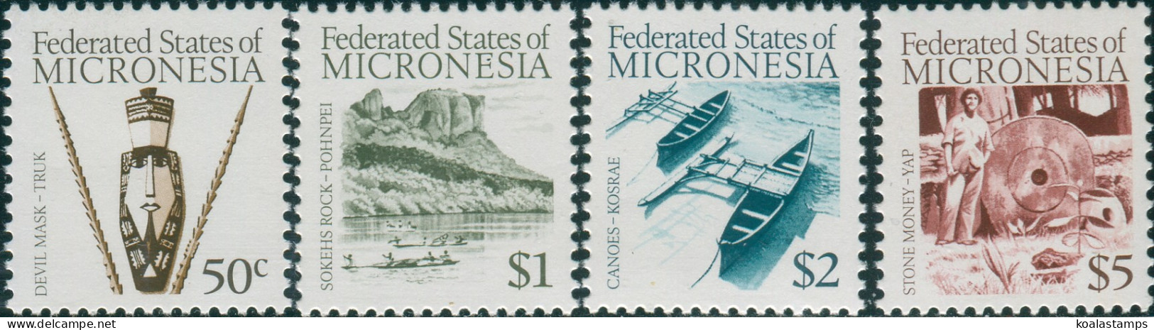 Micronesia 1984 SG17-20 People Artifacts MNH - Mikronesien