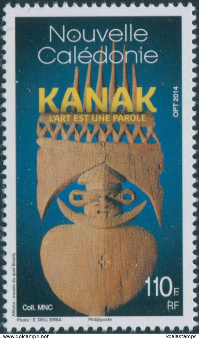 New Caledonia 2014 SG1605 110f Kanak Art MNH - Altri & Non Classificati