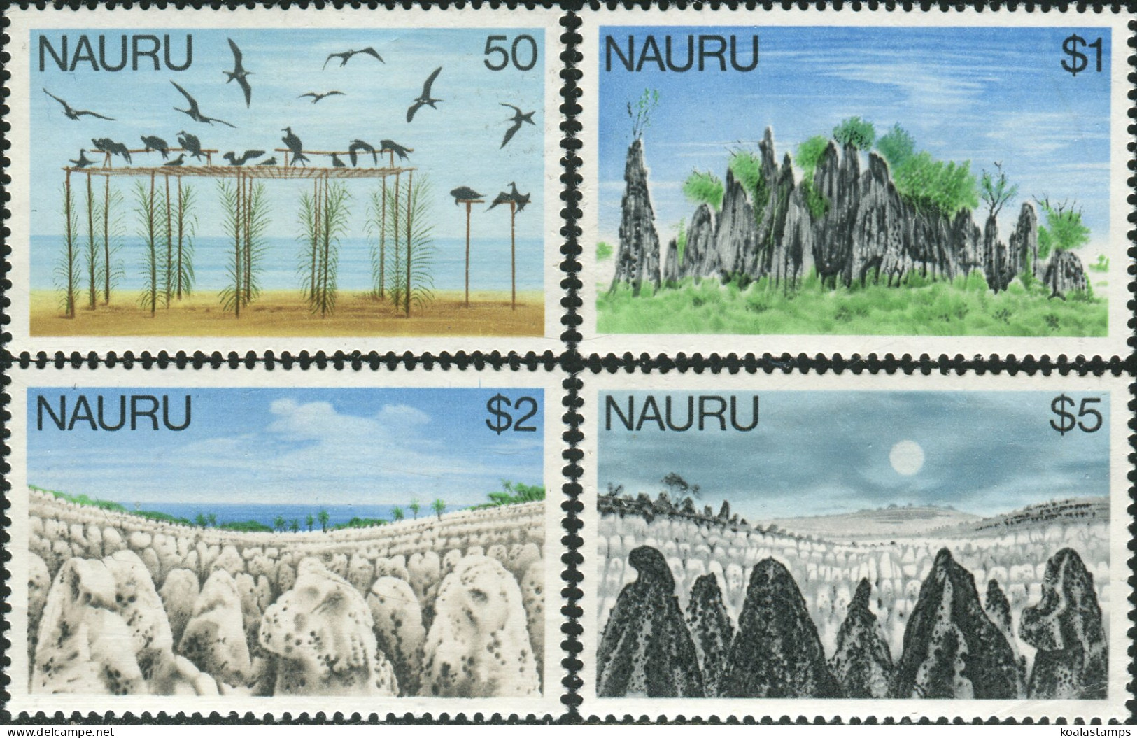 Nauru 1978 SG187-190 Birds Pinnacles MNH - Nauru
