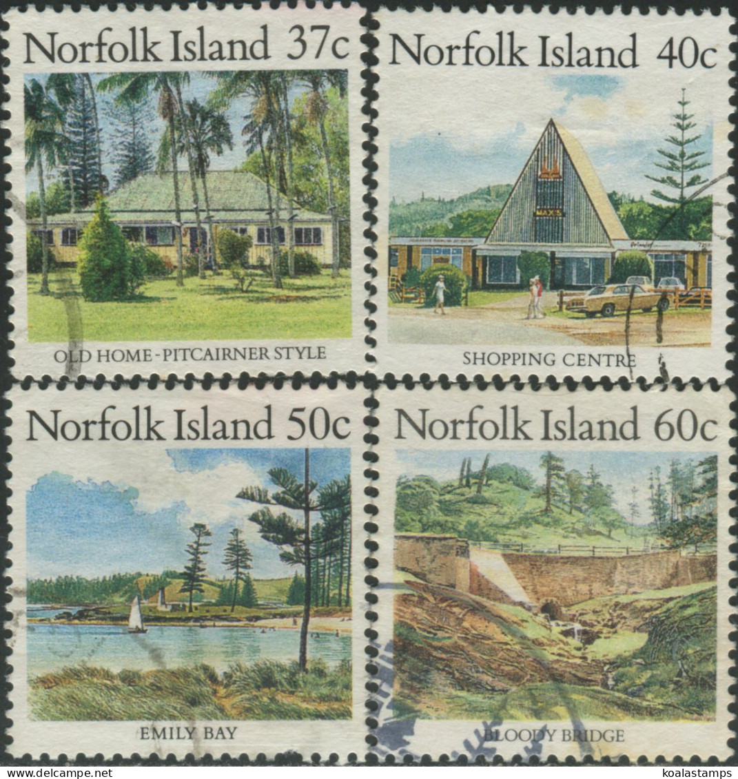 Norfolk Island 1987 SG411-414 Scenes FU - Norfolk Island