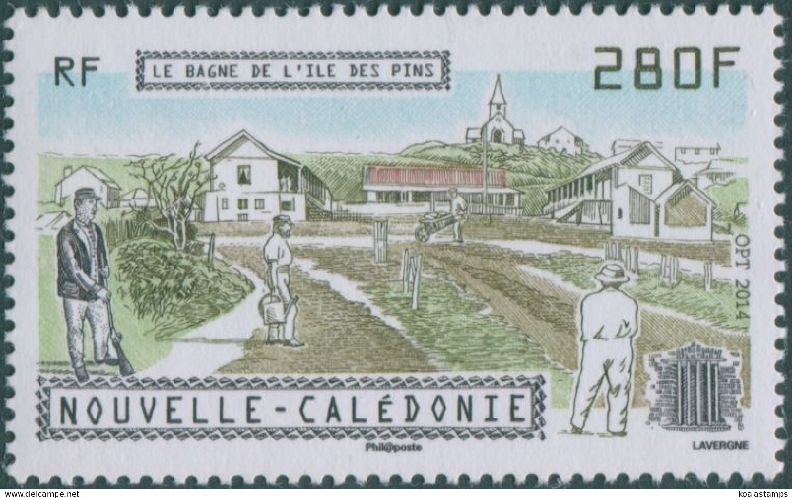 New Caledonia 2014 SG1616 280f Isle Of Pines Penal Colony MNH - Altri & Non Classificati