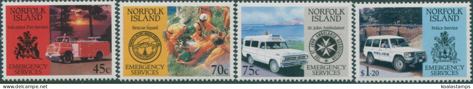 Norfolk Island 1993 SG546-549 Emergency Services Set MNH - Ile Norfolk
