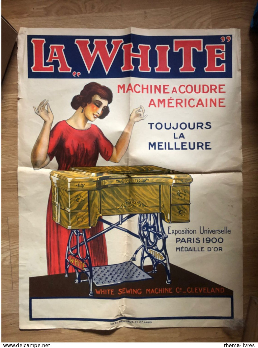 Affiche MACHINE A COUDRE LA WHITE (CAT7181) - Plakate