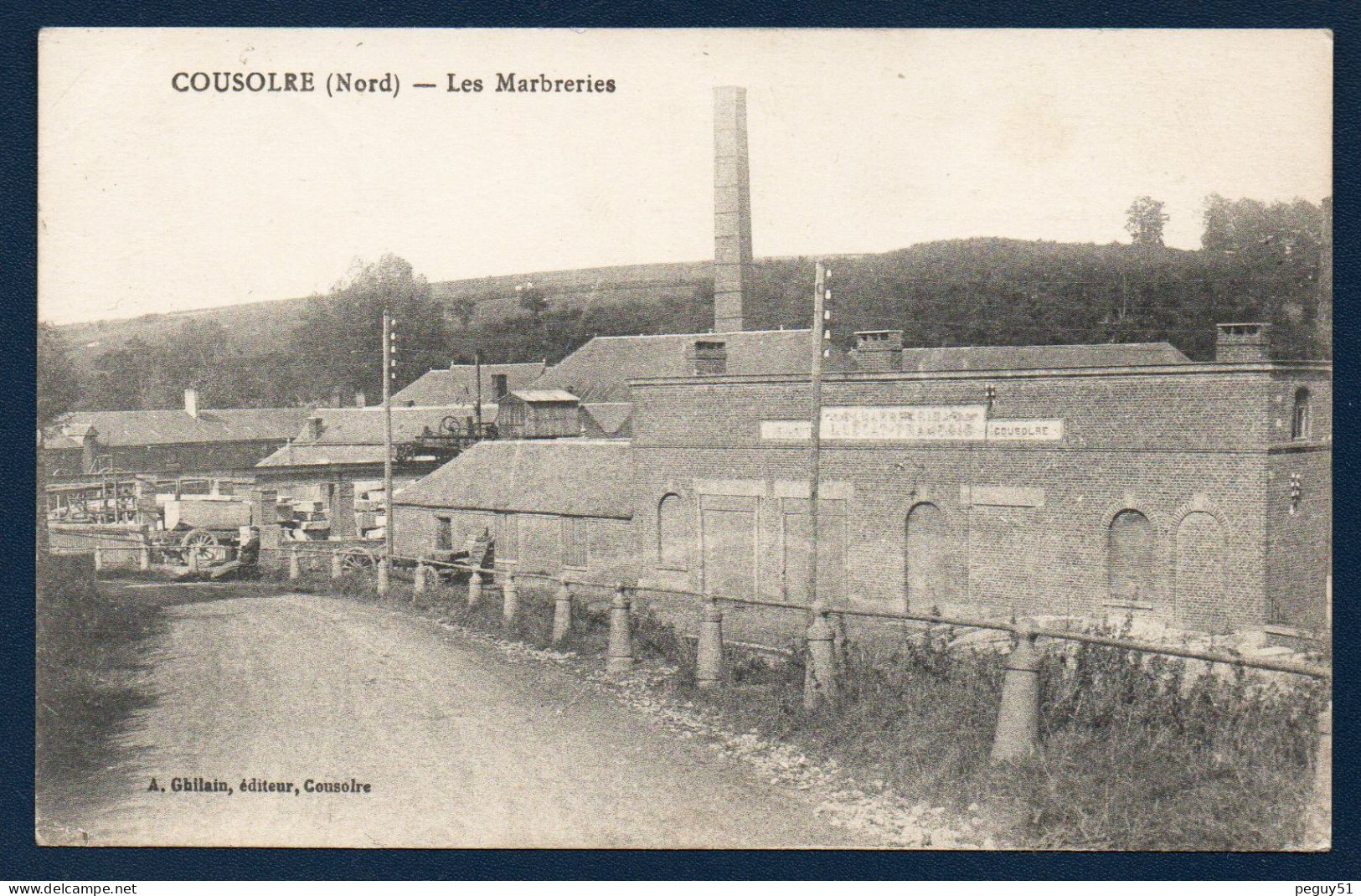 59. Environs De Maubeuge. Cousolre. Les Marbreries. Carrières D'extraction Et De Sciage. Franchise Militaire. 1926 - Maubeuge