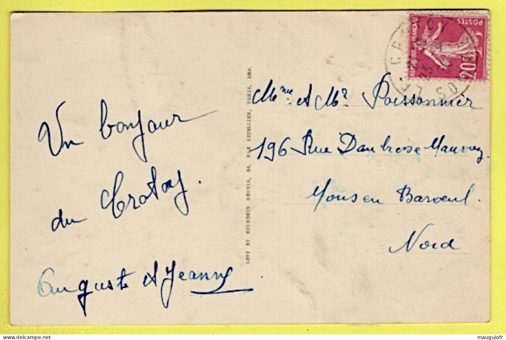 80 SOMME / LE CROTOY / PÊCHE, VOILIER / SORTIE DU PORT / 1936 - Le Crotoy