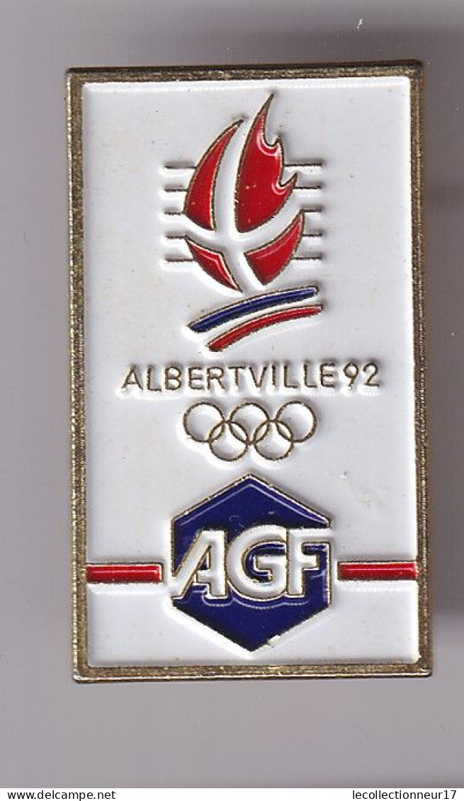 Pin's JO Albertville 92 AGF Réf 8425 - Juegos Olímpicos