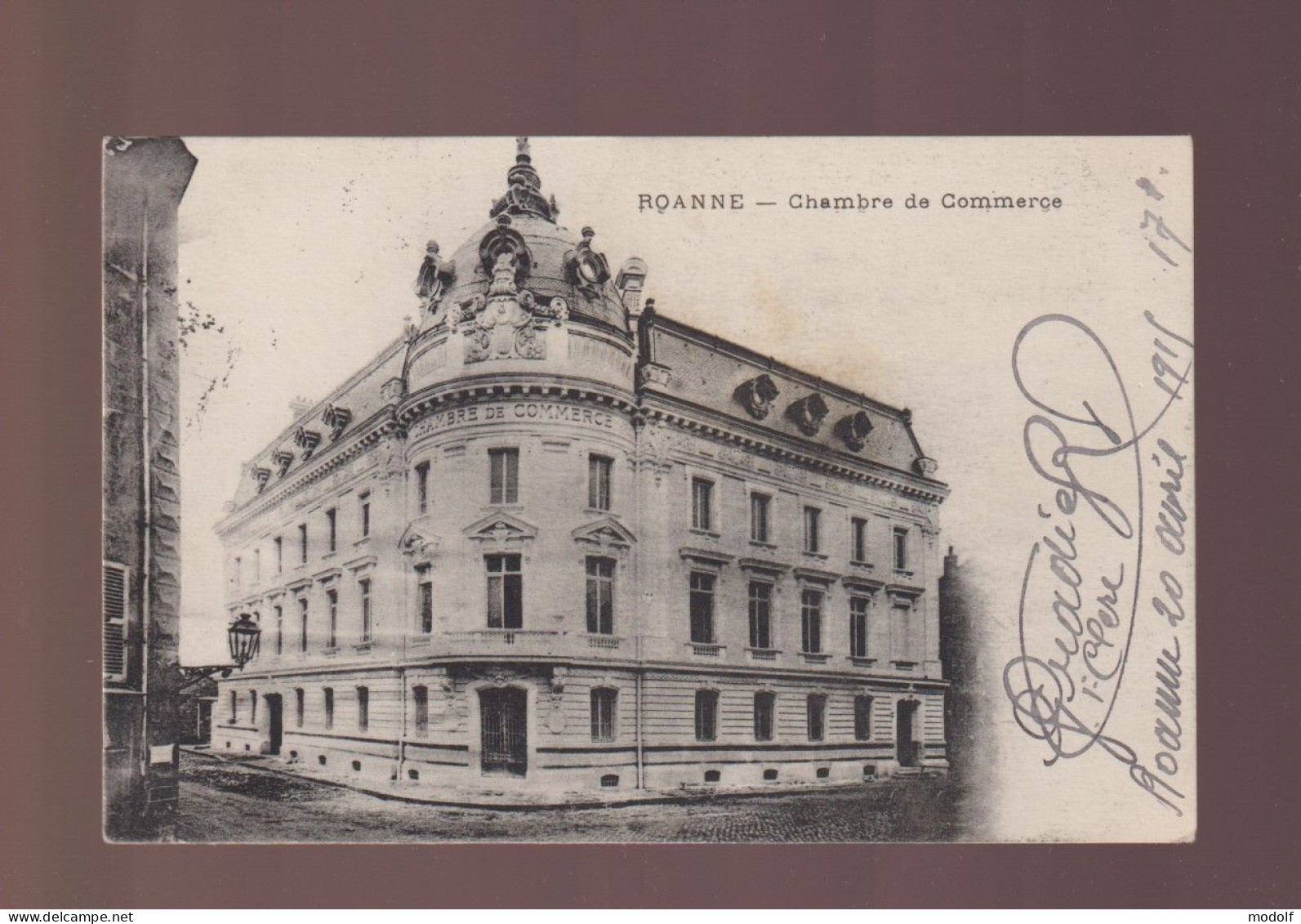 CPA - 42 - Roanne - Chambre De Commerce - Circulée En 1915 - Roanne