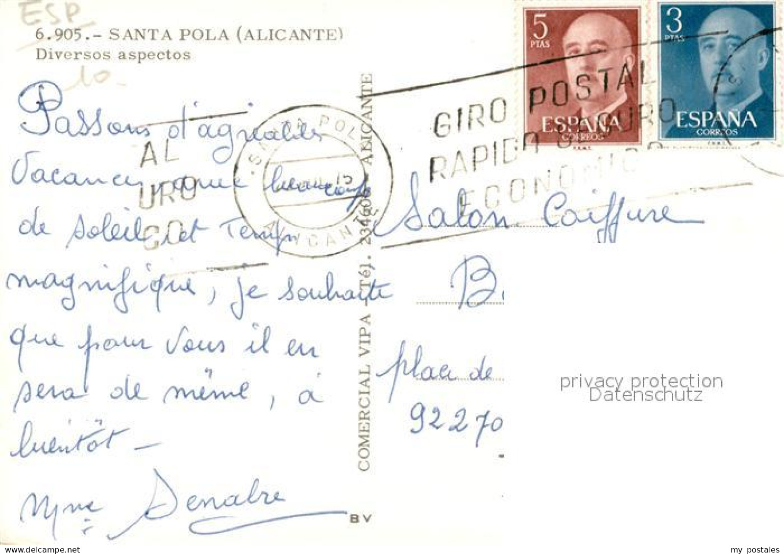 73586406 Santa Pola Diversos Aspectos Santa Pola - Other & Unclassified