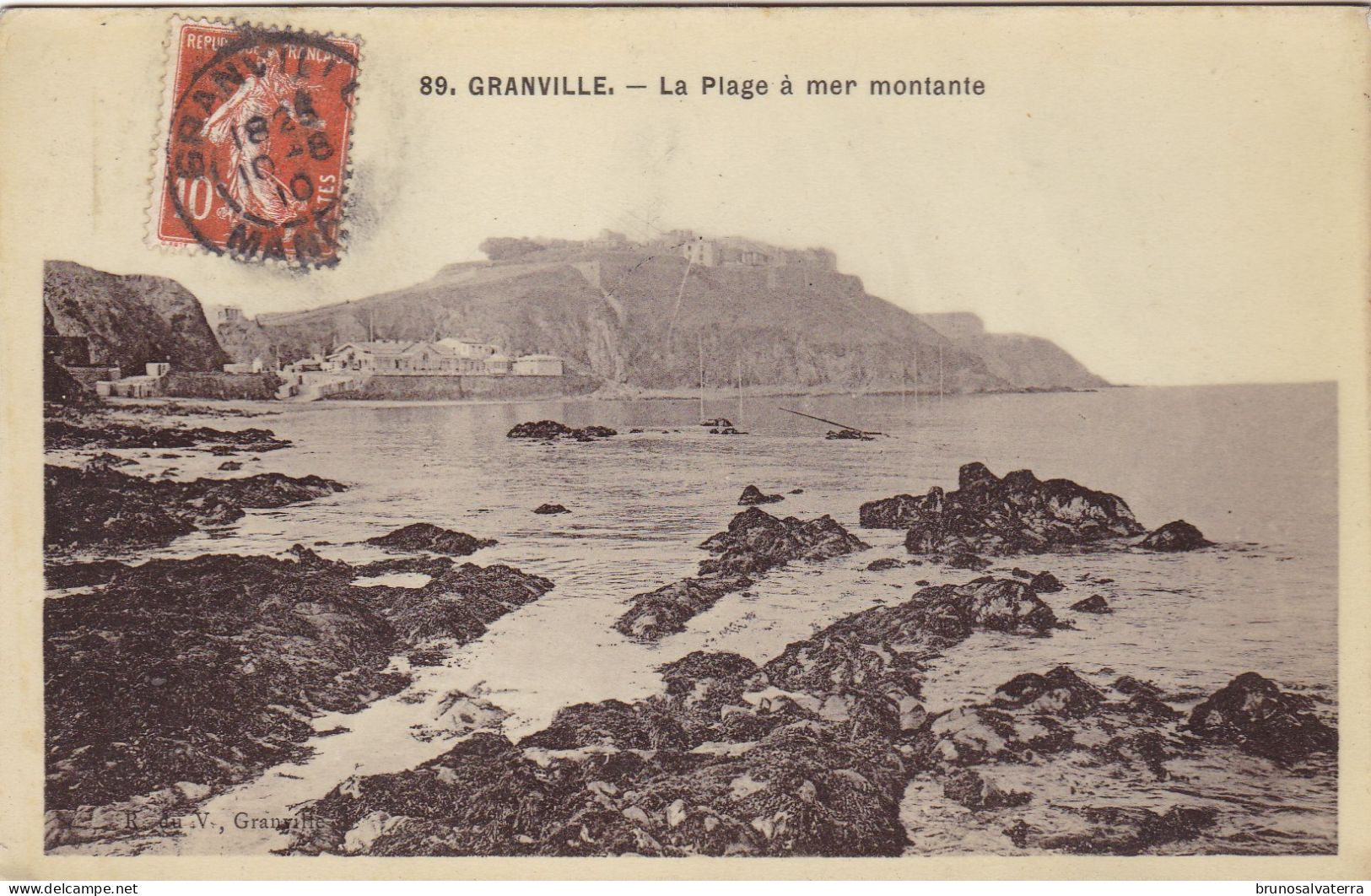GRANVILLE - La Plage à Mer Montante - Granville