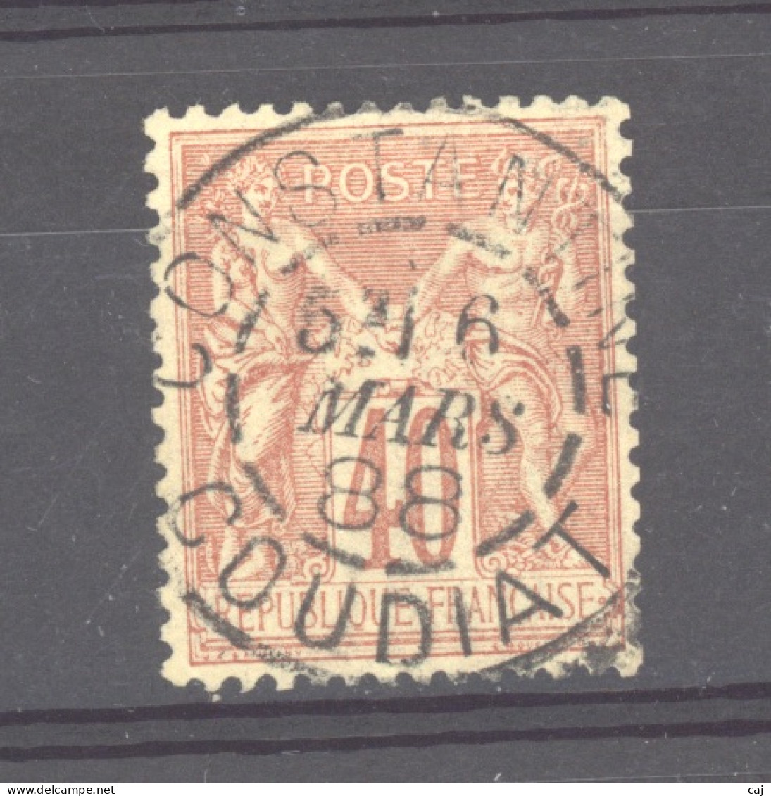 CLX 1306  - France  :  Yv  94  (o)  Càd Constantine Coudiat - 1876-1898 Sage (Tipo II)