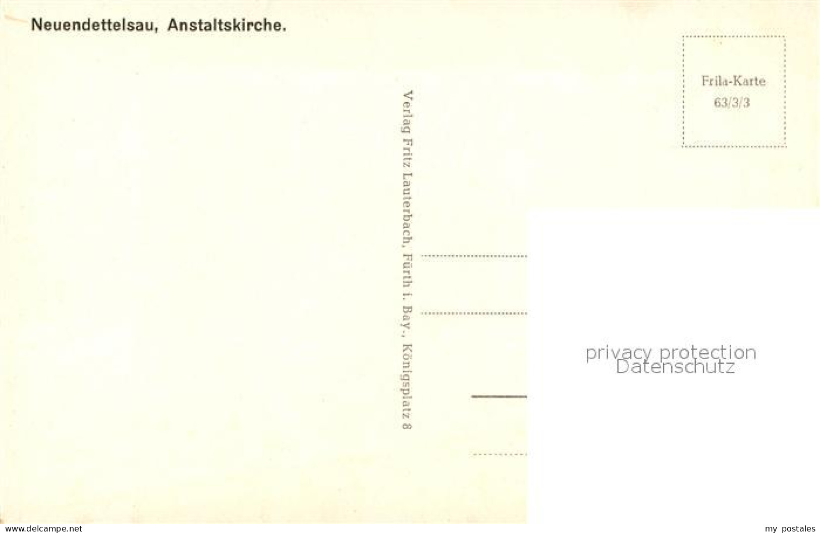 73585830 Neuendettelsau Anstaltskirche Neuendettelsau - Neuendettelsau
