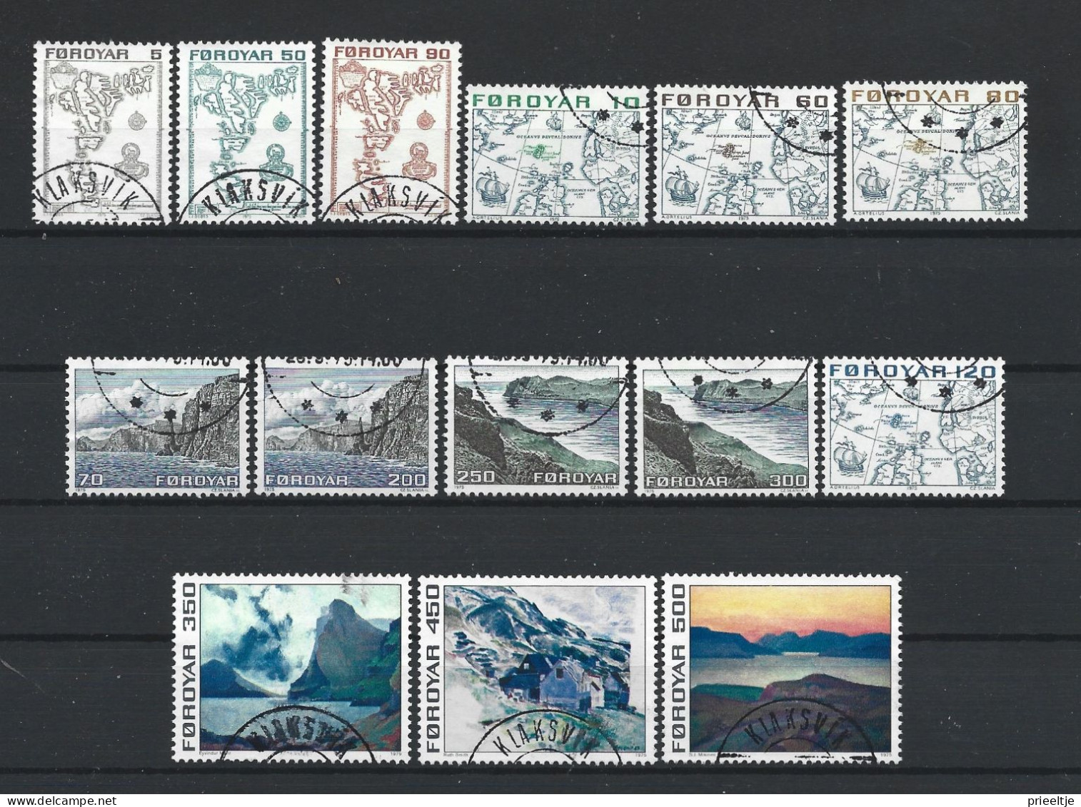 Faroer 1975 Definitives  Y.T. 1/14 (0) - Färöer Inseln