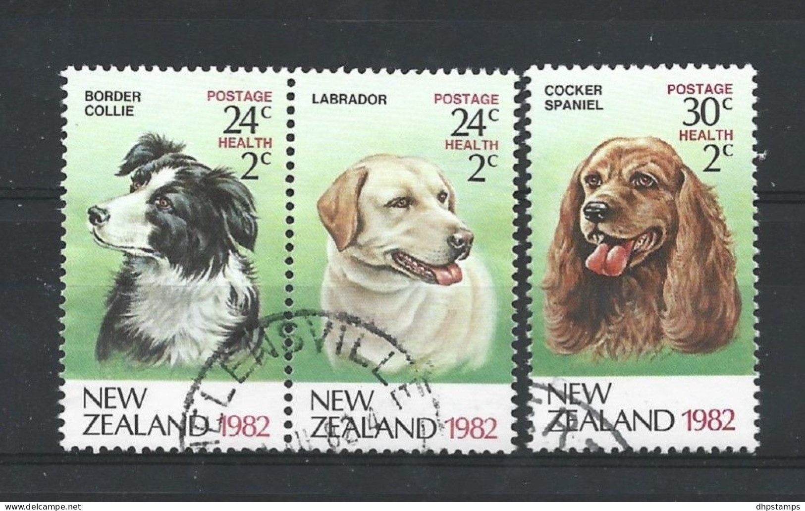 New Zealand 1982 Dogs Y.T. 819/821 (0) - Usati