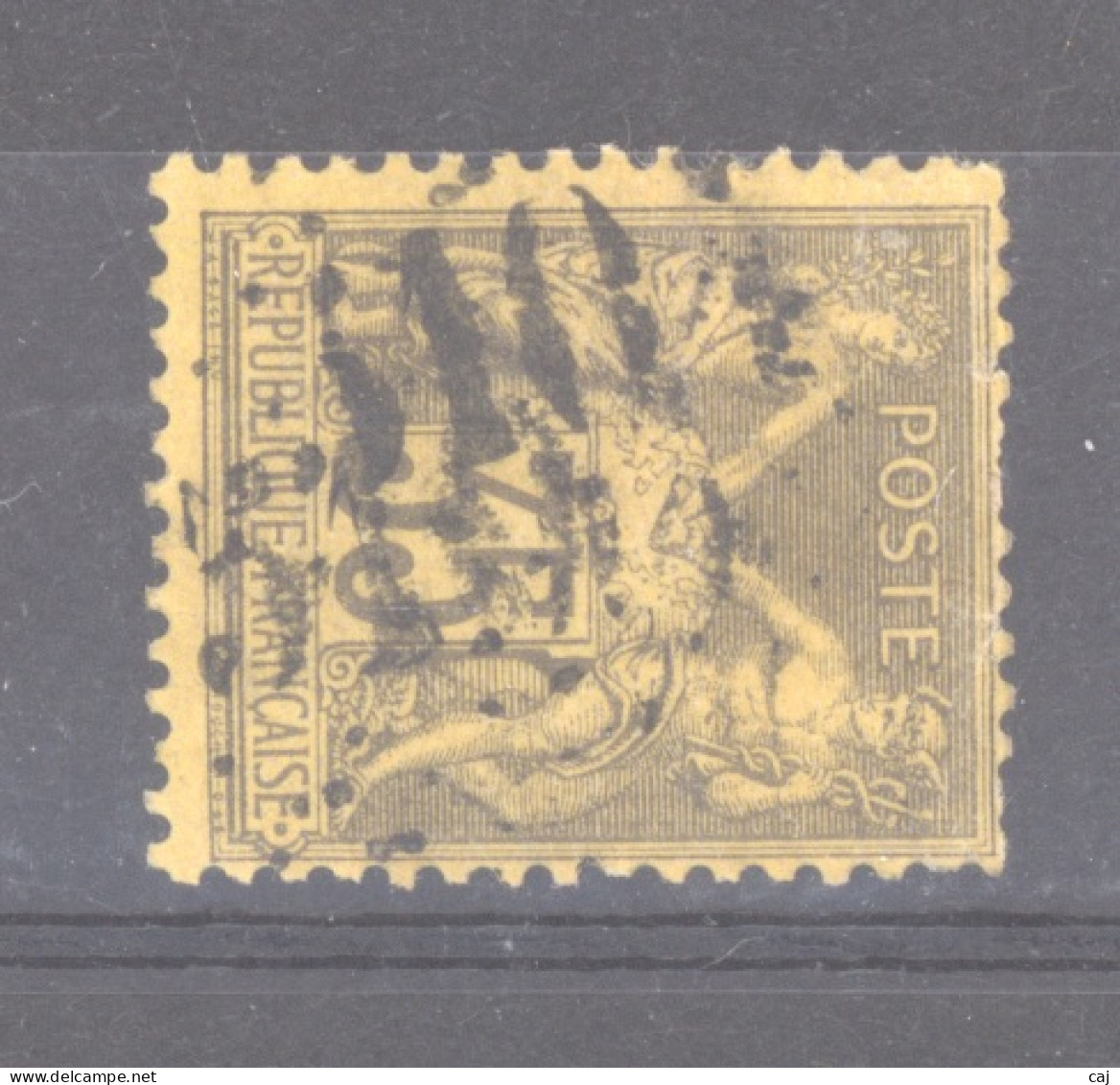 CLX 1308  - France  :  Yv  93  (o)  GC 5104   Shaghaï Double Frappe,  Cote 160 € - 1876-1898 Sage (Type II)