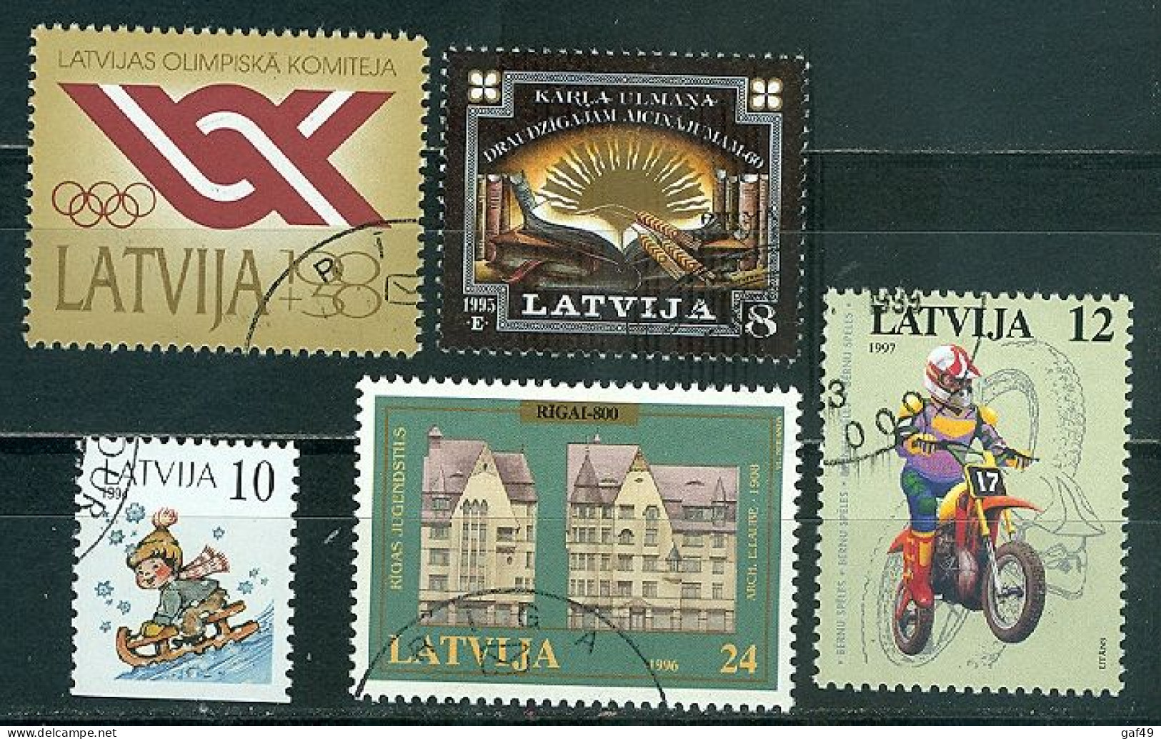 Lettonie (3 Scans) Lot De Timbres Oblitérés Avant 1940 Entre N° Y&T 85 Et 235 Dont PA 5 Et  1991/96 Entre N° 285 & 420 - Lettonia