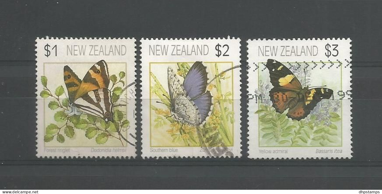 New Zealand 1991 Butterflies Y.T. 1152/1154 (0) - Oblitérés