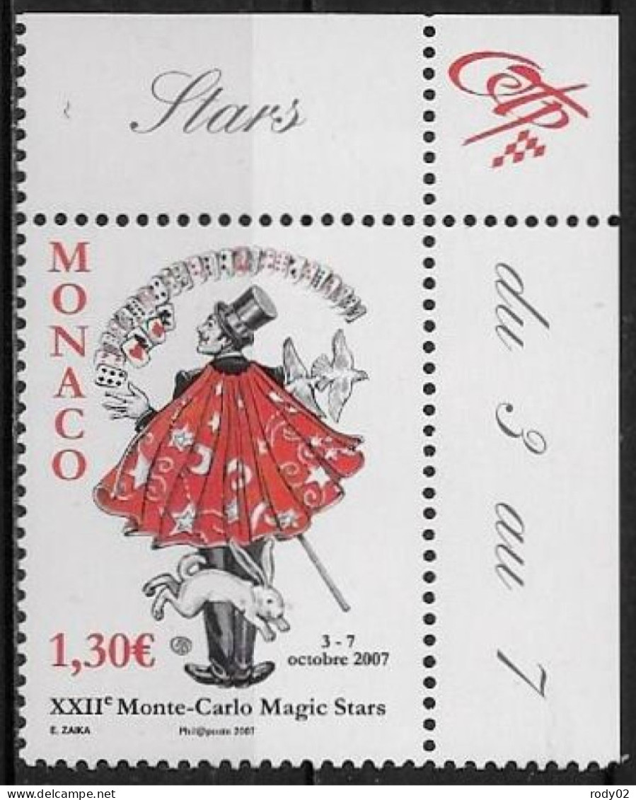 MONACO - ANNEE 2007 - MAGIE - N° 2598 - NEUF** MNH - Unused Stamps