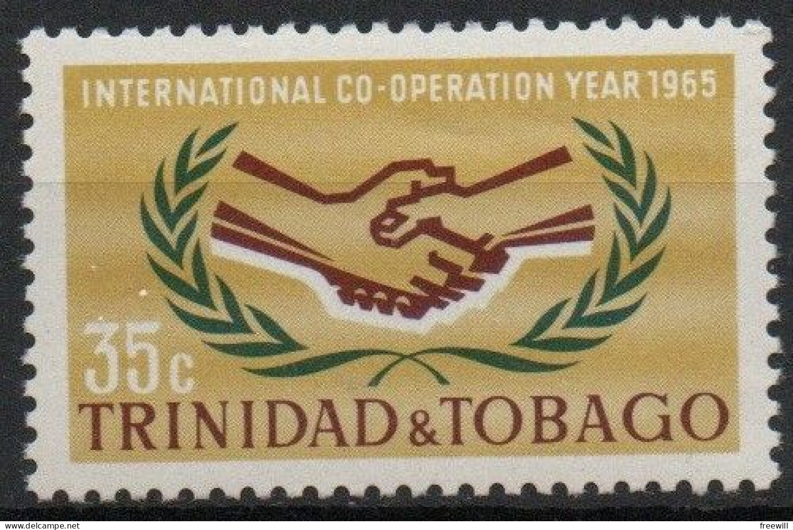 Trinidad Et Tobago Année De La Coopération Internationale- Internationale Co-operation Year  XX 1965 - Trinidad & Tobago (1962-...)