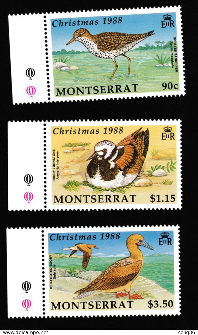 Montserrat 1988 YT 697-699 ** - Montserrat