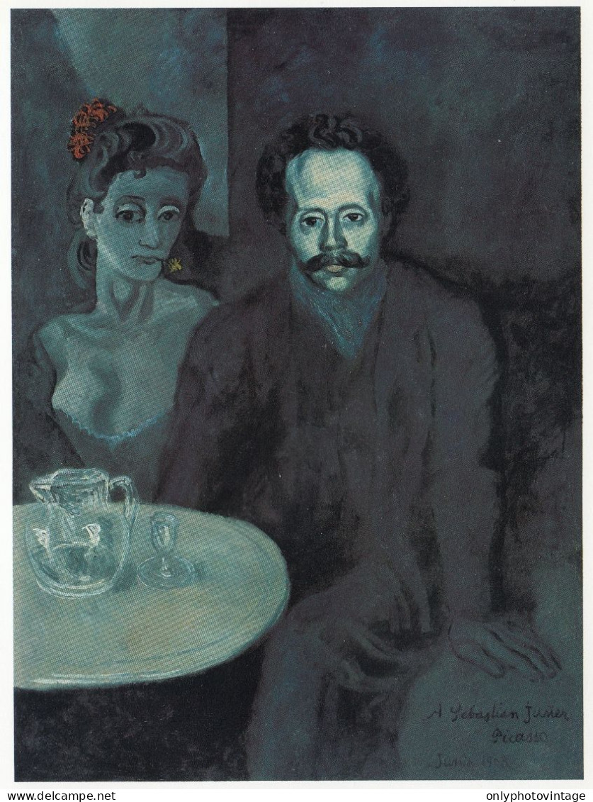 Picasso - Sebastian Junyer-Vidal Avec Une Femme Au Café - 1988 Stampa - Prints & Engravings
