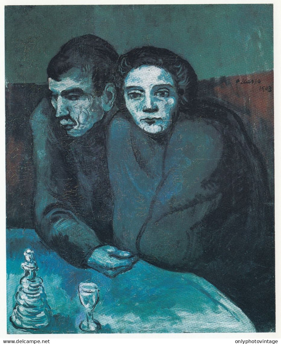 Picasso - Couple Au Café - 1988 Stampa Epoca - Vintage Print - Prints & Engravings