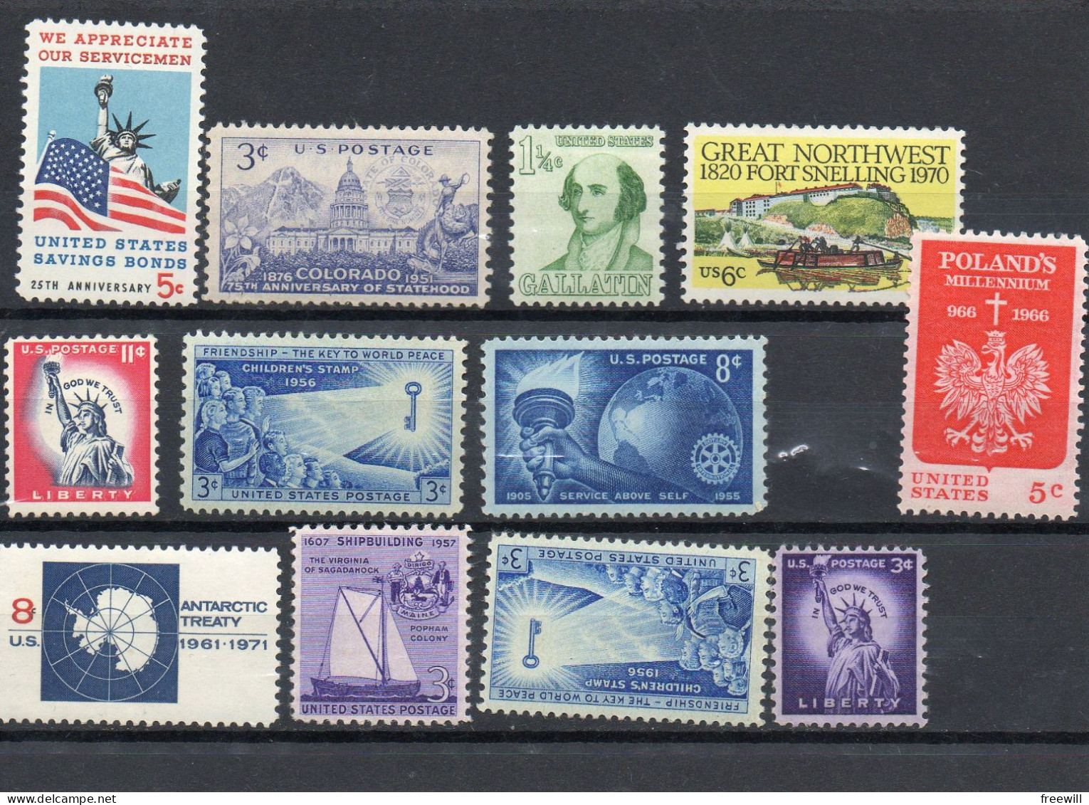 Etats-Unis , U.S.A. Timbres Divers - Various Stamps -Verschillende Postzegels XX - Ongebruikt