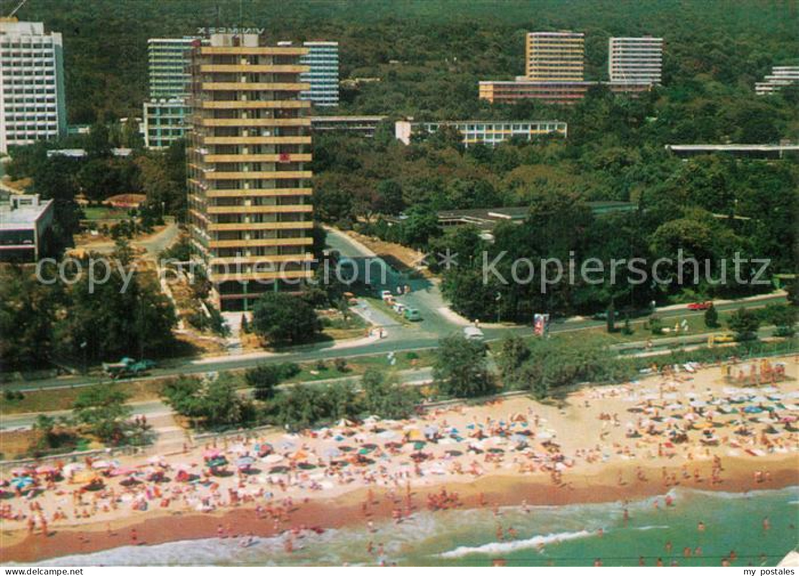 73584533 Slatni Pjasazi Fliegeraufnahme Mit Strand Slatni Pjasazi - Bulgaria