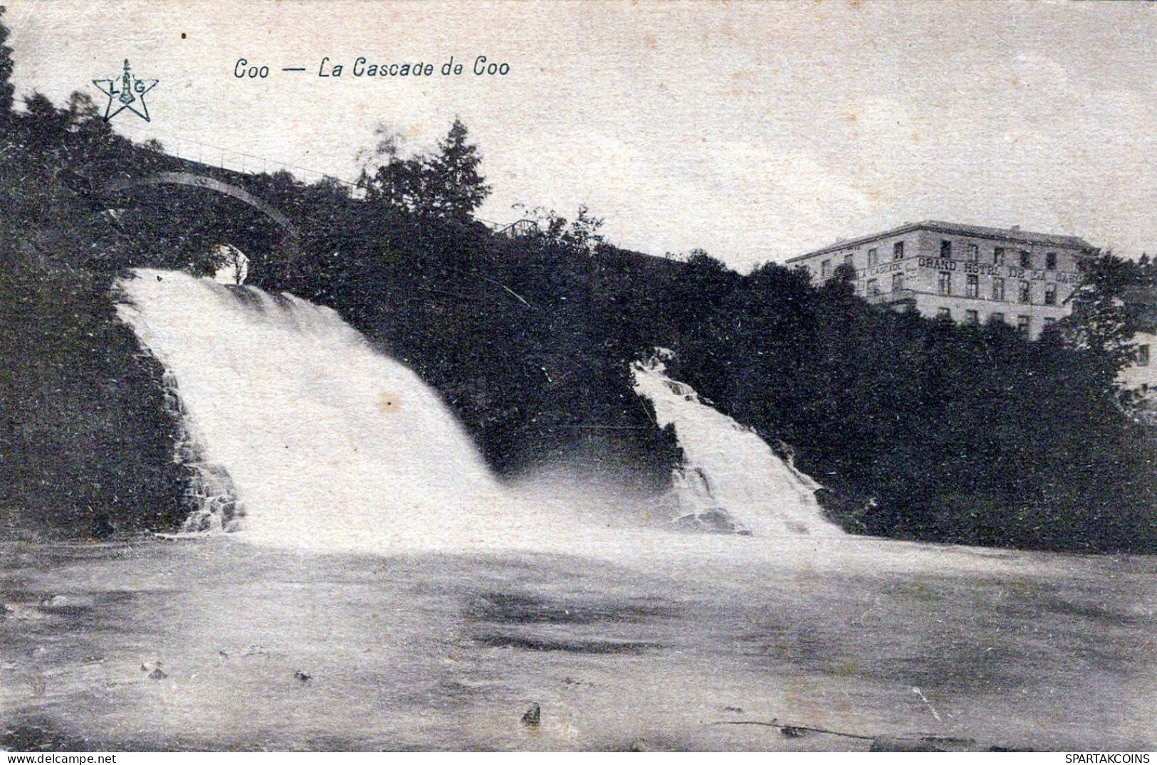 BELGIO COO WATERFALL Provincia Di Liegi Cartolina CPA #PAD108.IT - Stavelot