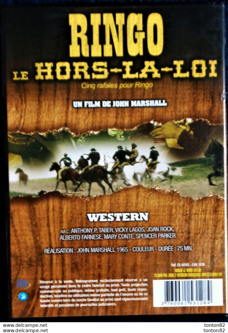 RINGO Le HORS-LA-LOI - Anthony P. Taber - Vichy Lagos - Joan Rock . - Western