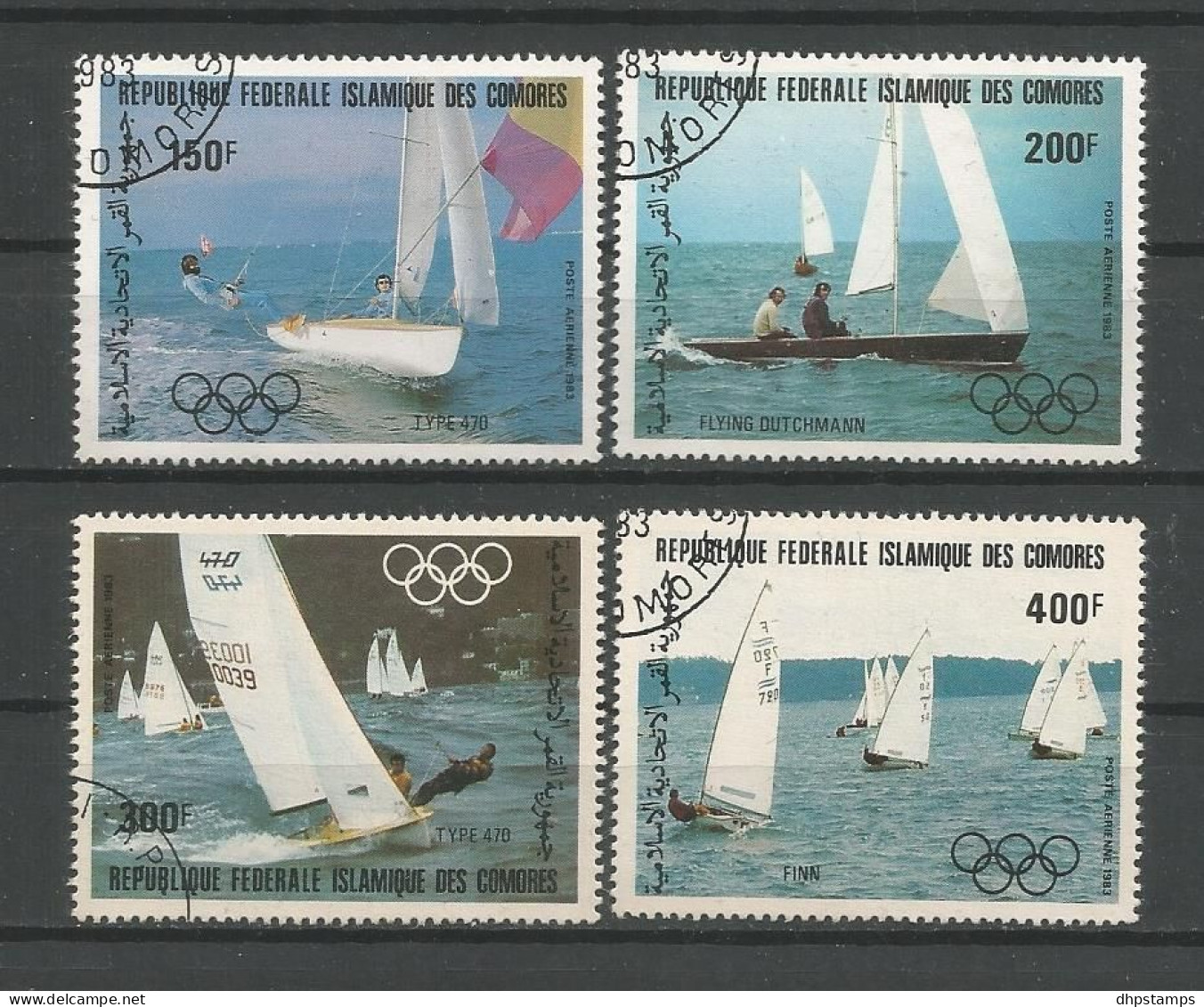 Comores 1983 Preolympics Sailing Y.T. A 197/200 (0) - Isole Comore (1975-...)