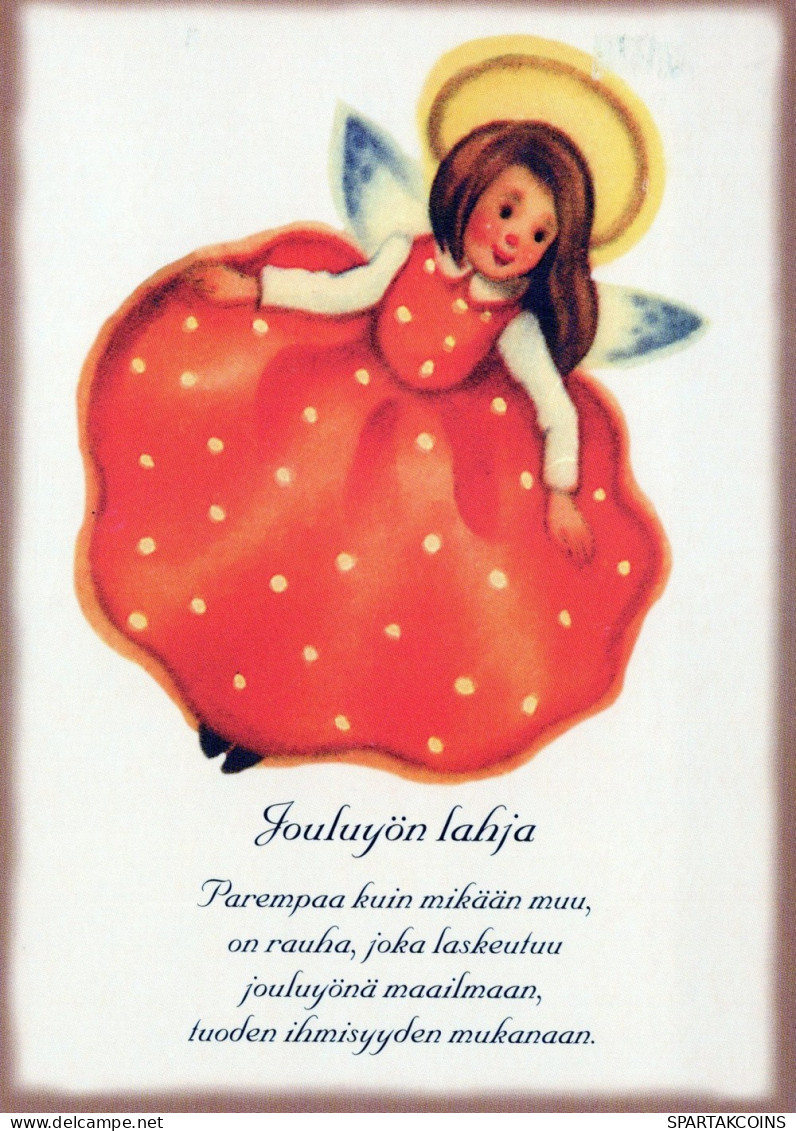 ANGELO Buon Anno Natale Vintage Cartolina CPSM #PAH537.IT - Engel