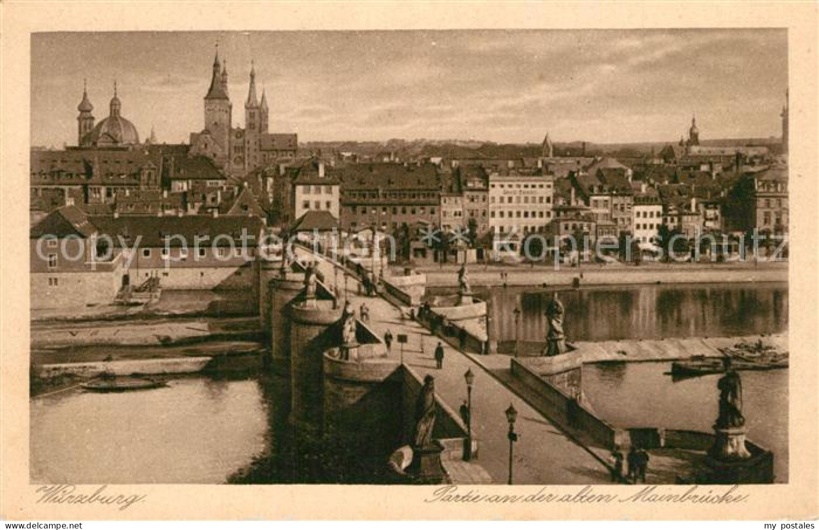 73584143 Wuerzburg Alte Mainbruecke Wuerzburg - Wuerzburg