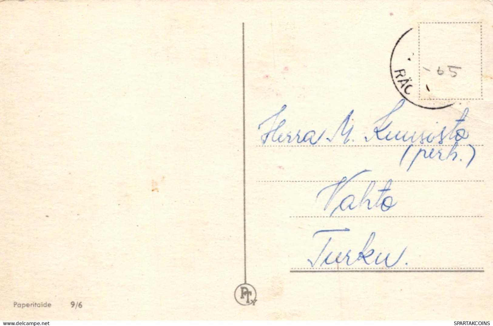 ÁNGEL Navidad Vintage Tarjeta Postal CPA #PKE134.ES - Engel