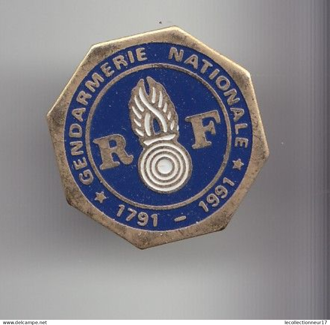 Pin's Gendarmerie Nationale 1791- 1991 Réf 3138 - Militares