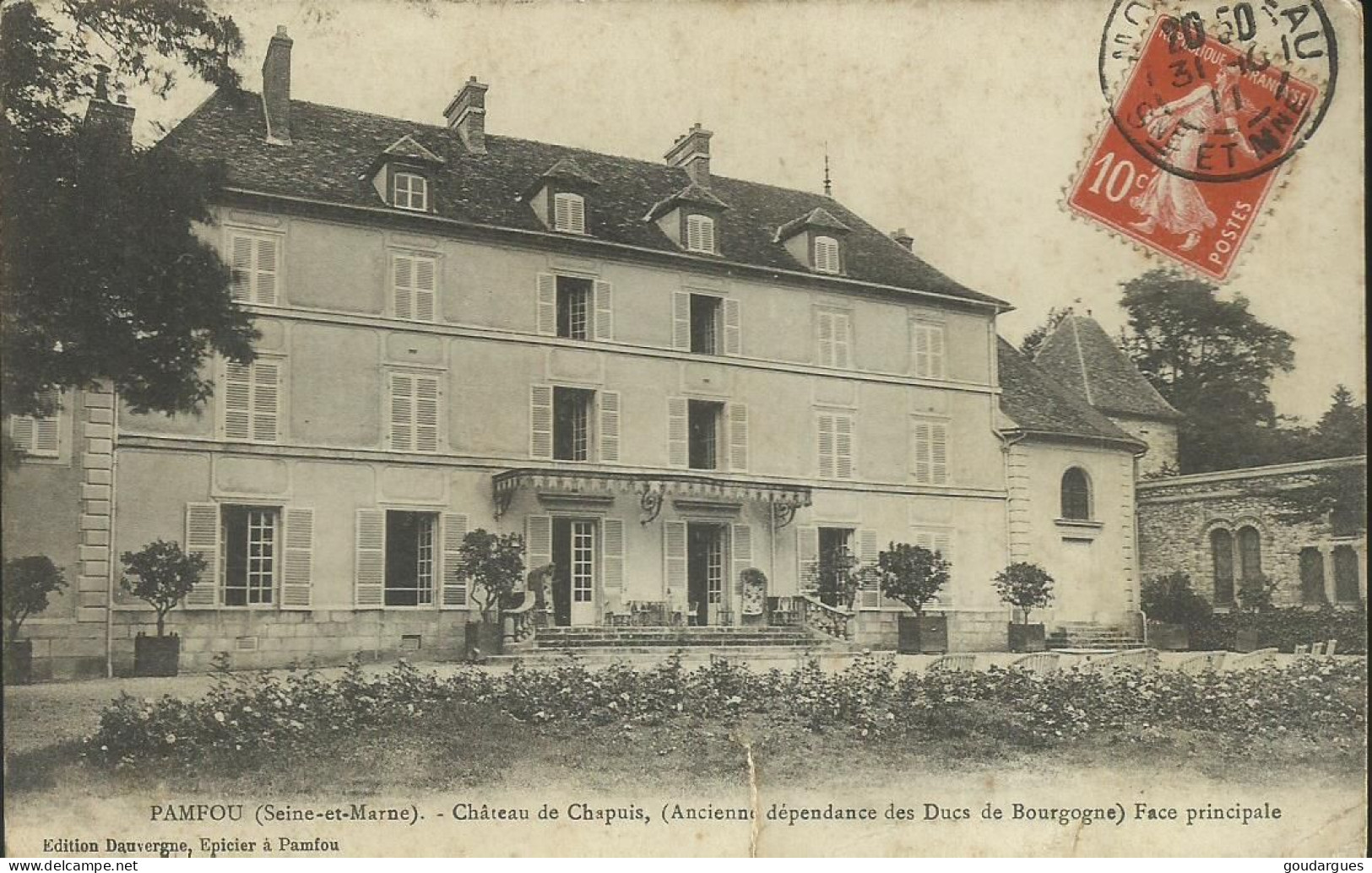 Pamfou - Château De Chapuis (Ancienne Dépendance Des Ducs De Bourgogne) Façade Principale - (P) - Altri & Non Classificati
