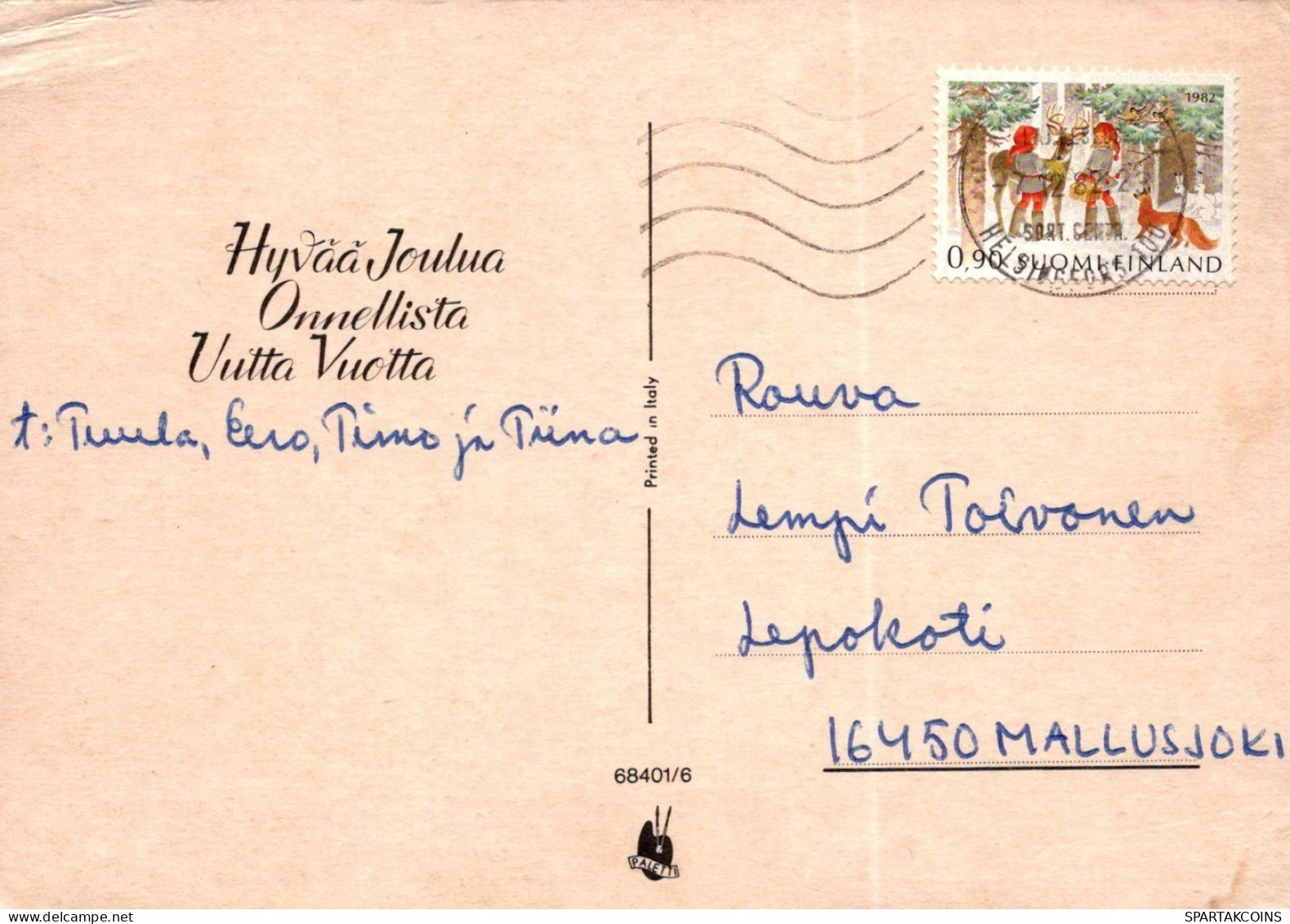ÁNGEL NAVIDAD Vintage Tarjeta Postal CPSM #PAH775.ES - Engel