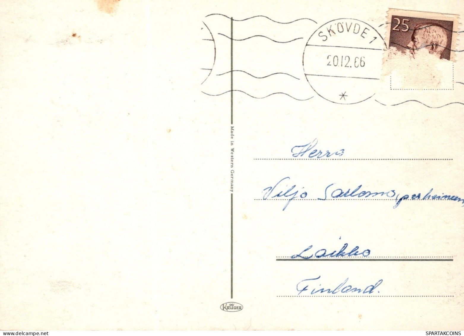 ÁNGEL NAVIDAD Vintage Tarjeta Postal CPSM #PAH149.ES - Anges