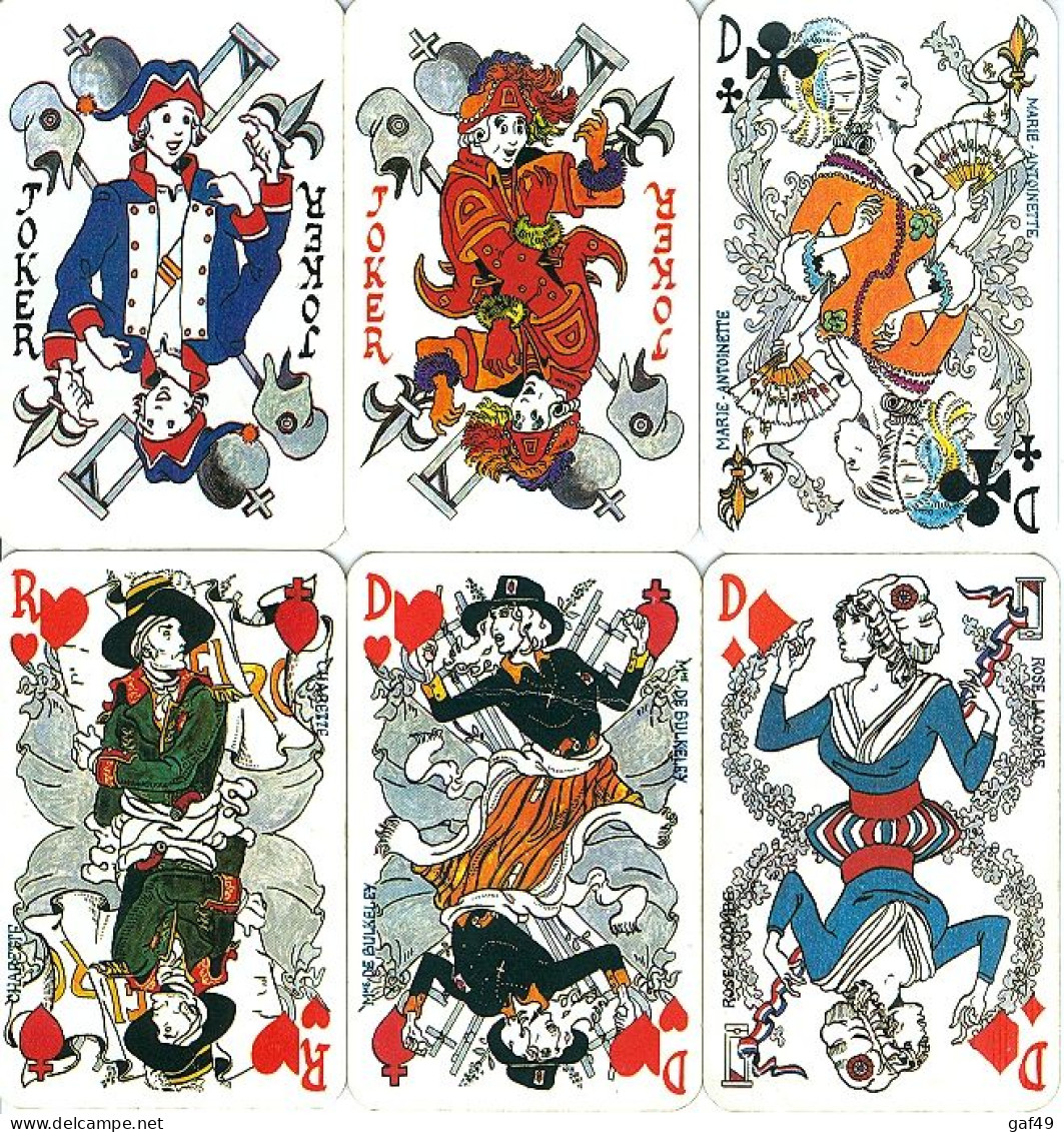 Jeux De 54 Cartes Bicentenaire De La Révolution 1789 1989 Neuf Sous Blister Cartes D'un Jeu Identique Présentées 3 Scans - Playing Cards (classic)