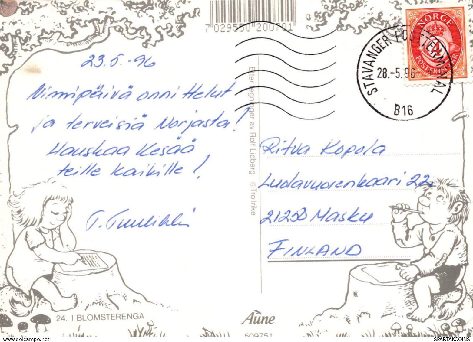 HUMOUR DESSIN ANIMÉ Vintage Carte Postale CPSM #PBV668.FR - Humour