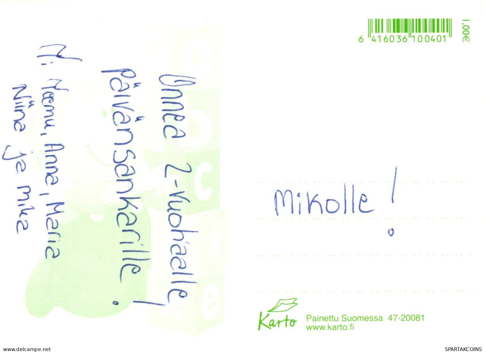 JOYEUX ANNIVERSAIRE 2 Ans GARÇON ENFANTS Vintage Postal CPSM #PBT885.FR - Birthday