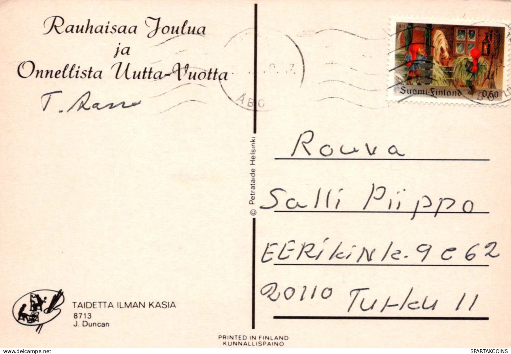 FLEURS Vintage Carte Postale CPSM #PAS415.FR - Fleurs