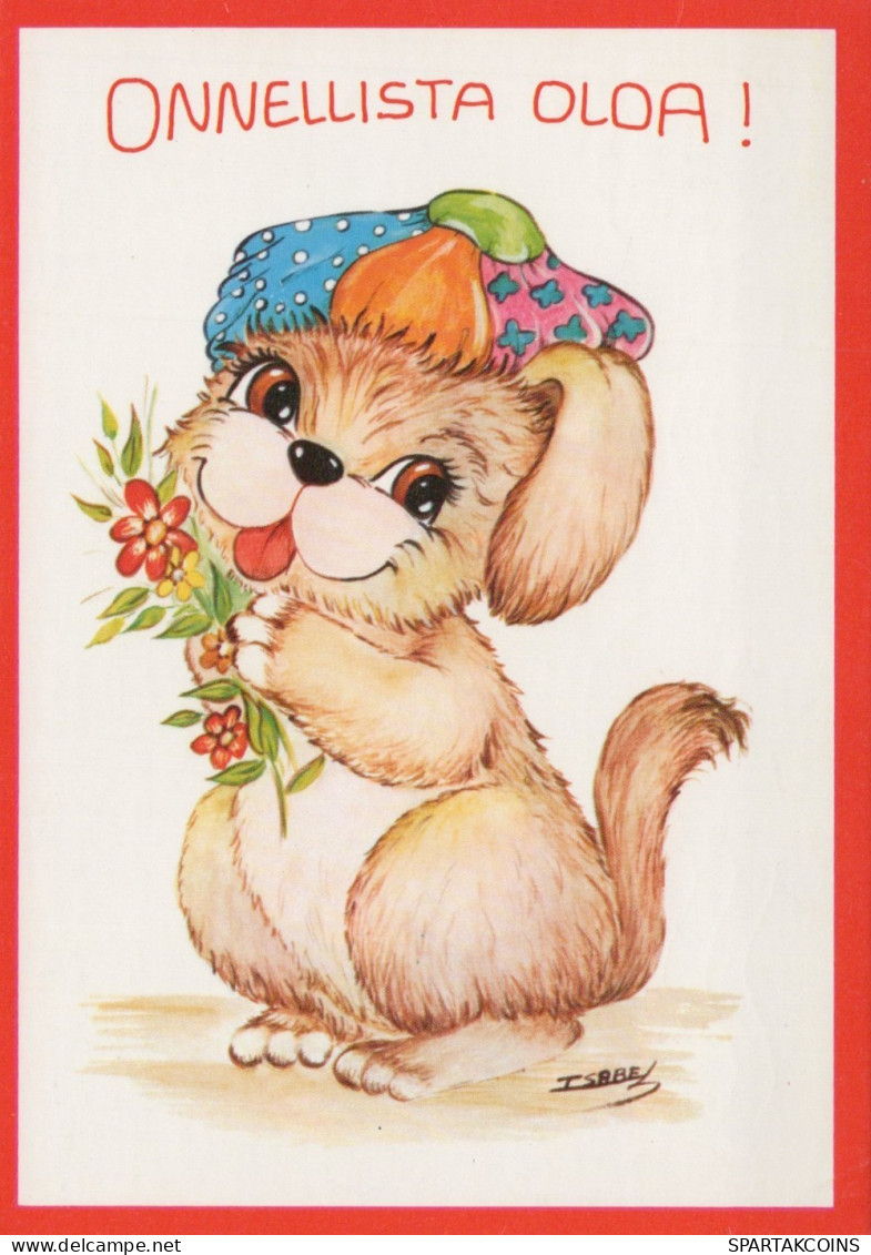 CHIEN Animaux Vintage Carte Postale CPSM #PAN572.FR - Honden