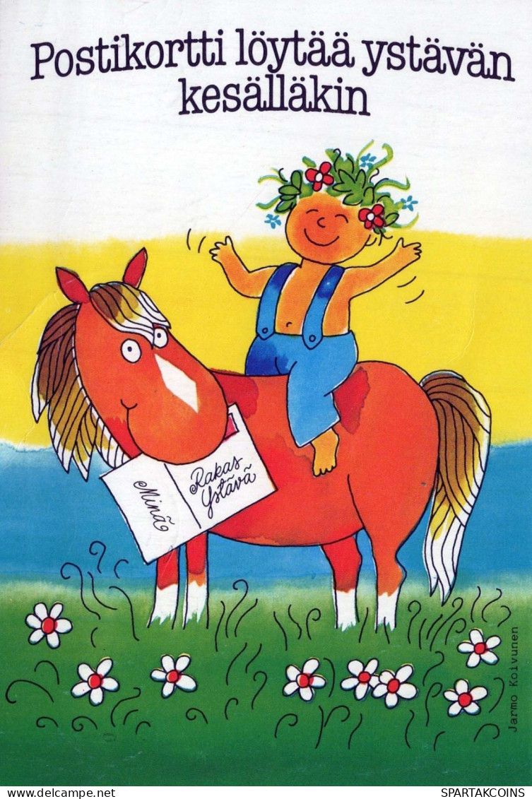 KINDER HUMOR Vintage Ansichtskarte Postkarte CPSM #PBV180.DE - Cartes Humoristiques