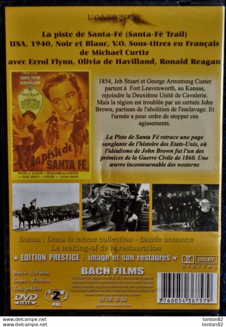 La Piste De Santa-Fé - Errol Flynn - Ronald Reagan - Édition Prestige - Image Et Son Restaurés . - Oeste/Vaqueros