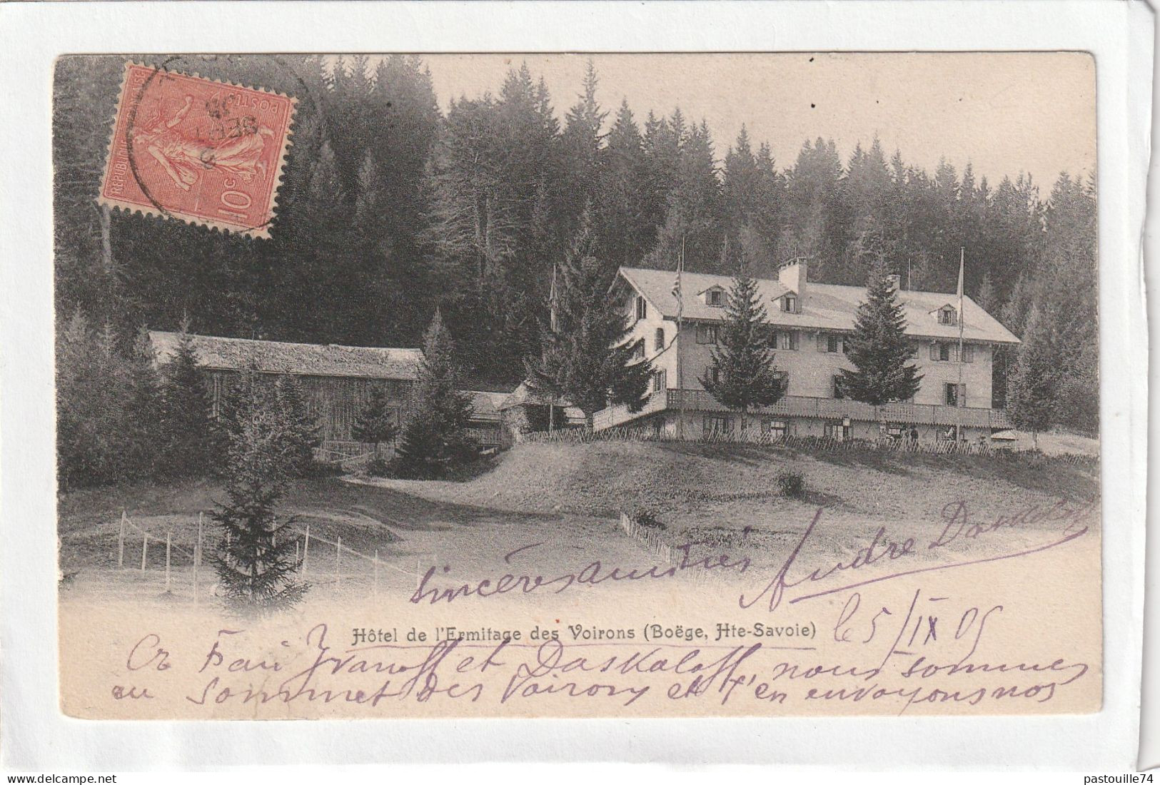 CPA :  14 X 9  -  Hôtel De L'Ermitage Des Voirons - Böège - Boëge