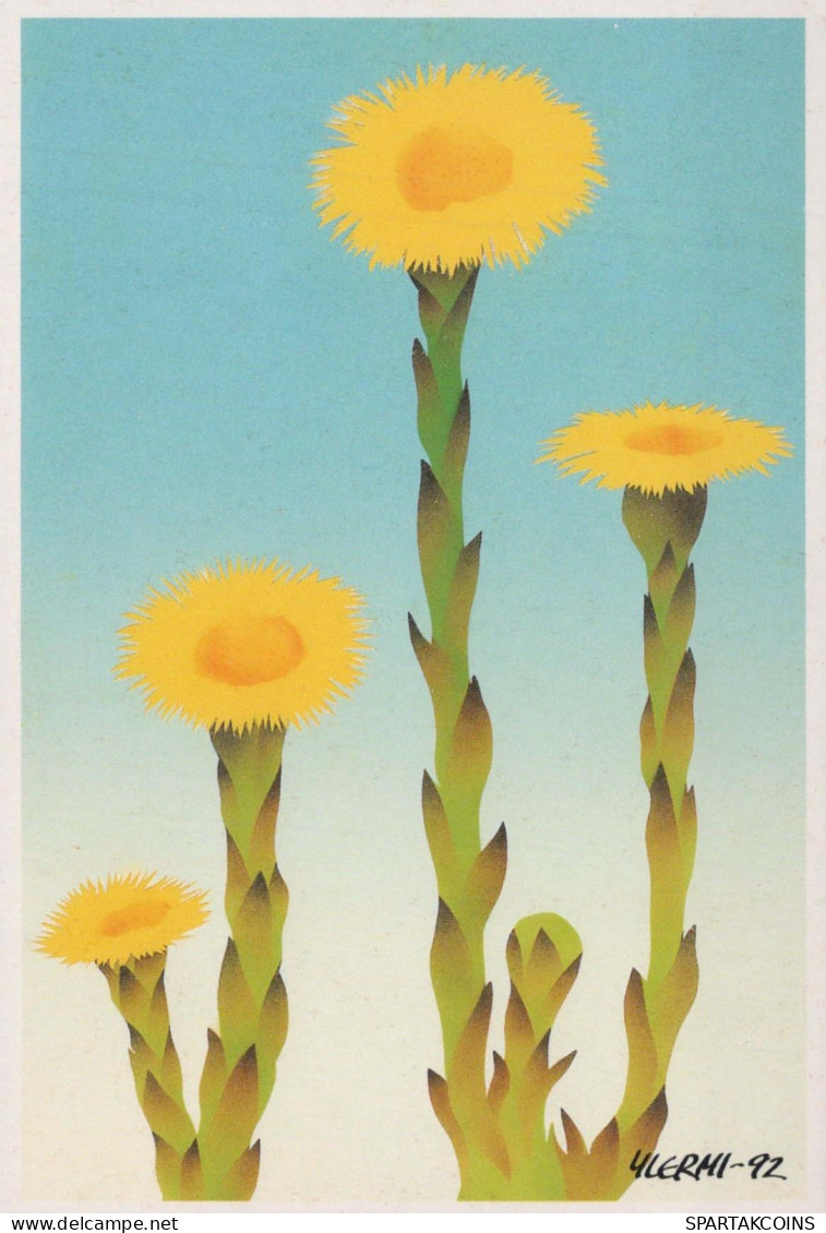 FLOWERS Vintage Postcard CPSM #PBZ700.GB - Fleurs